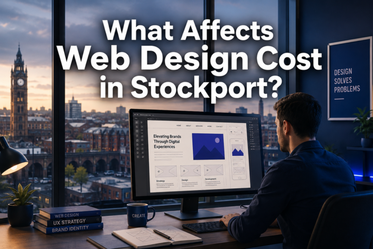 what affects web design cost Stockport