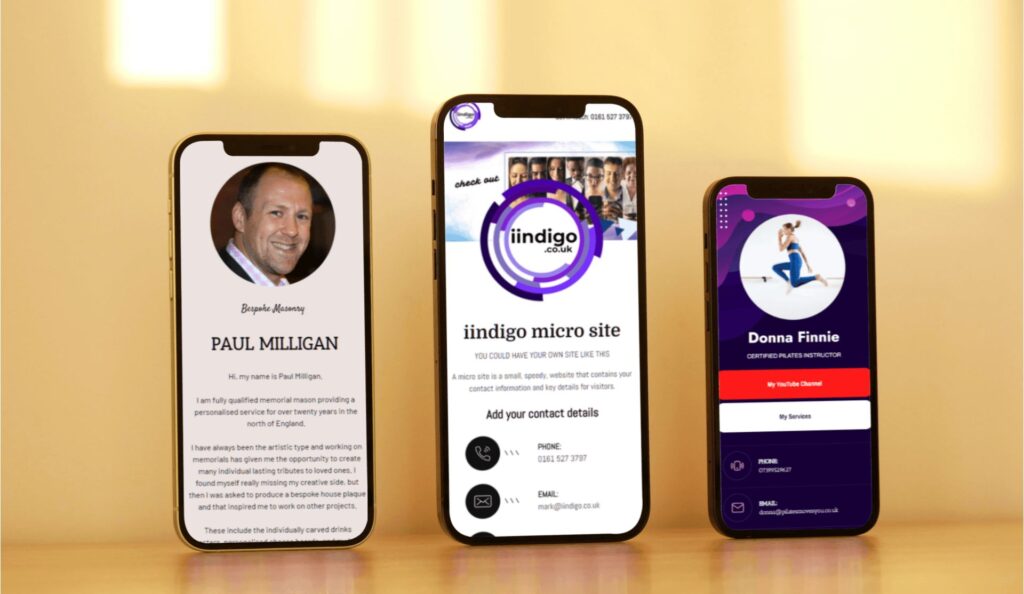 Example Digital Business Cards