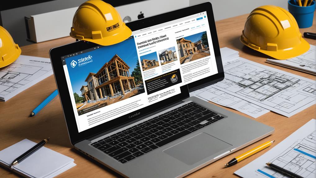 benefits of construction websites