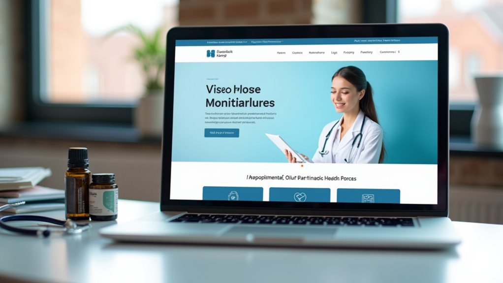 trustworthy healthcare website design