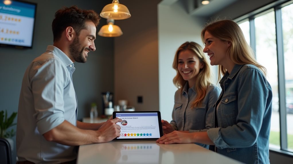 empower staff to request reviews