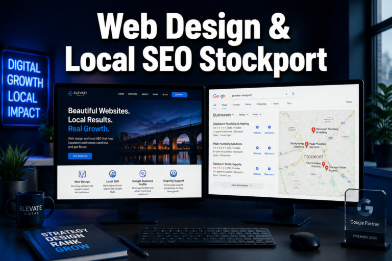 web design local SEO Stockport